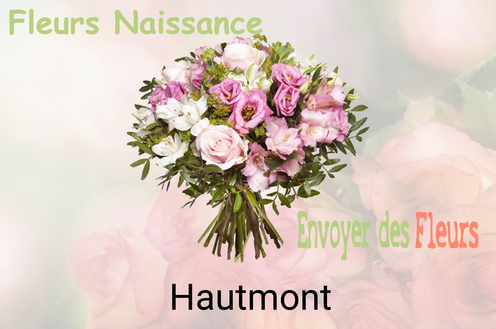Bouquet de fleurs de naissance livré à Hautmont